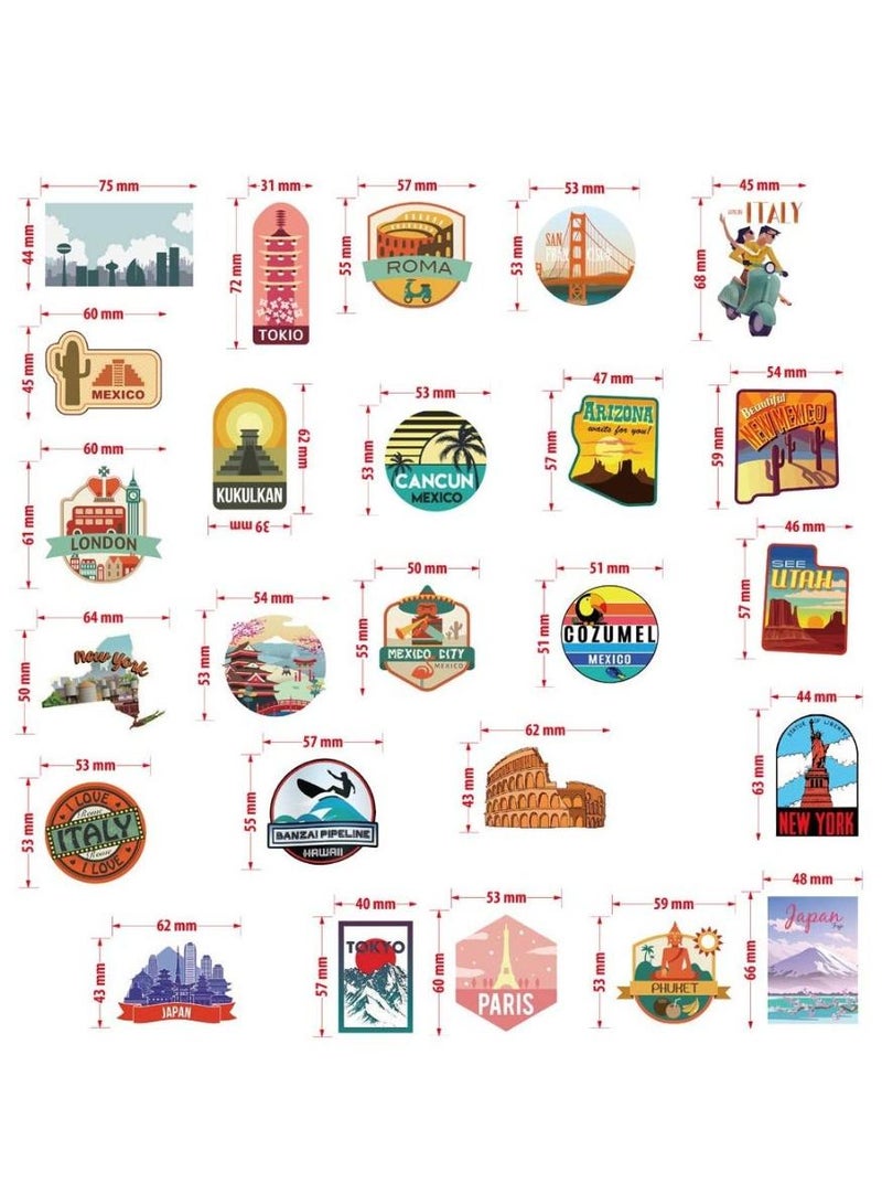 كاكو طقم ستيكرات لاصقة من الفينيل 50 قطعة، مقاومة للماء، لتزيين اللابتوب وزجاجة المياه والقبعة ولوح التزلج، للكبار والاطفال والمراهقين والبنات والاولاد، صن اوسوم - Image 3